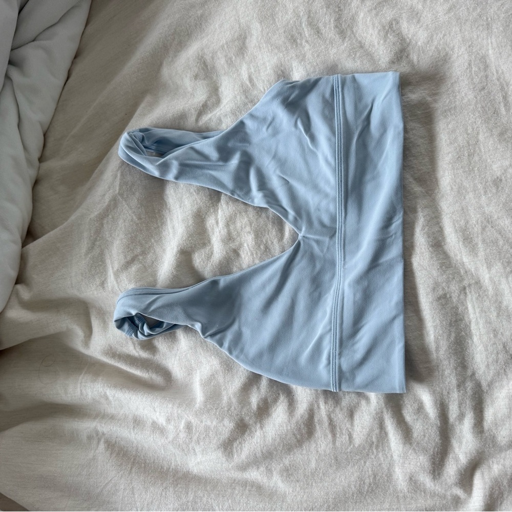 Light Blue Lululemon sports bra